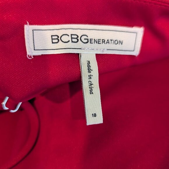 BCBGeneration * Women's Faux-Wrap High-Low Dress * Size 10 - Picture 6 of 7